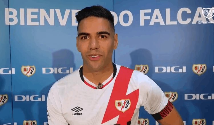 Radamel Falcao regresa a LaLiga española con el Rayo Vallecano