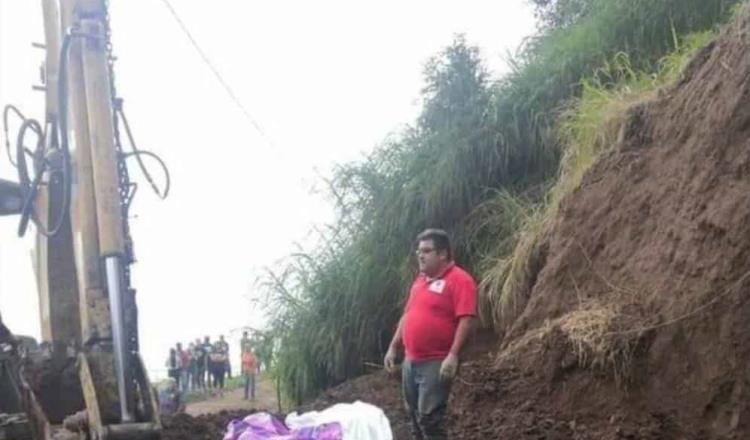 Albañiles pierden la vida en deslave en la sierra de Hidalgo