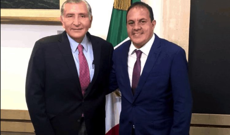 Se reúne Adán Augusto con Cuauhtémoc Blanco, por segunda ocasión, desde que asumió Segob