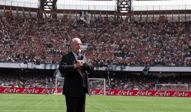 Presidente del Napoli dice ‘sí’ a la Superliga, pero con cambios