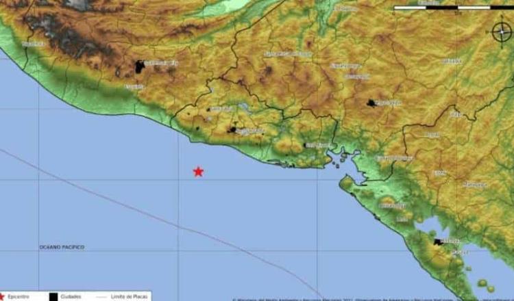 Sacude sismo de magnitud 5.3 a El Salvador
