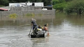 Se inunda cabecera municipal de Tequisquiapan, Querétaro