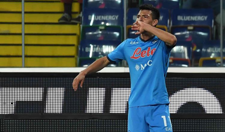 “Chucky” Lozano aporta para poner al Napoli en la cima de la Serie A