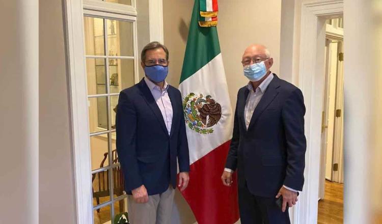 Analizan Esteban Moctezuma y Ken Salazar desarrollo para el sur de México y Centroamérica