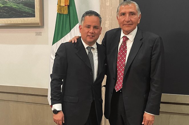 Aborda Adán Augusto con Santiago Nieto el tema del combate a la corrupción y lavado de dinero