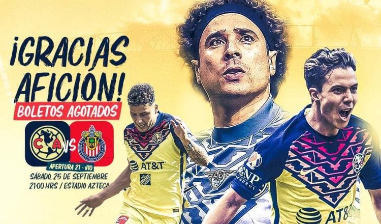 Todo listo para el Clásico América-Chivas