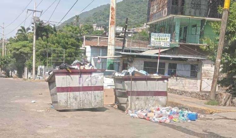 Declara Copriseg alerta sanitaria en Acapulco por acumulación de basura en vía pública