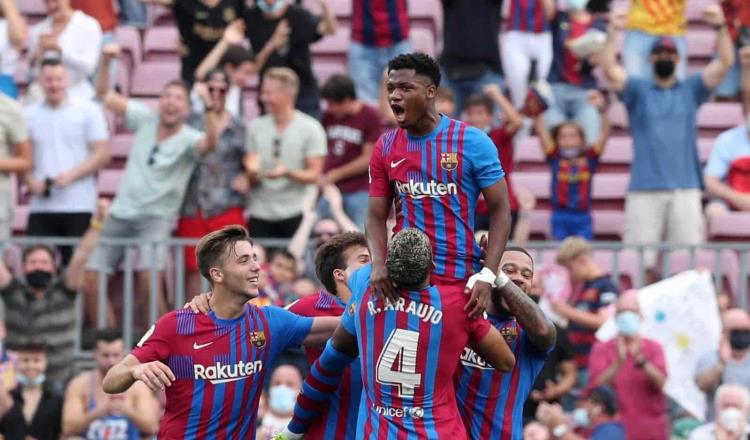 Barça vuele a golear con Ansu Fati como novedad