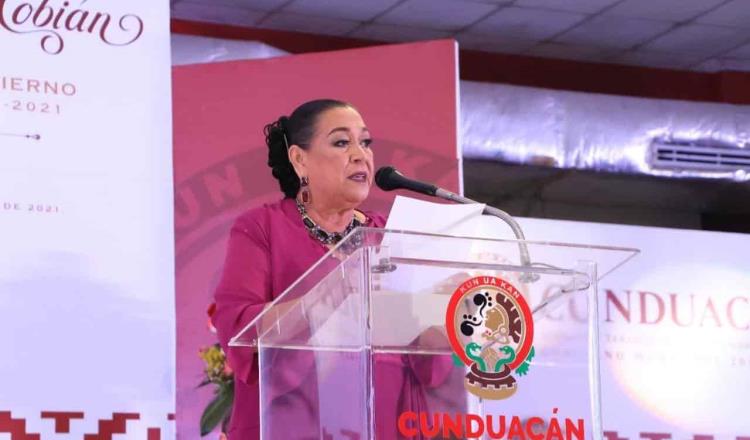 Rinde Nydia Naranjo su último informe como alcaldesa de Cunduacán; “misión cumplida”, expresa