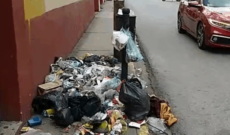 Suspensión de recolección de basura colapsa calles y avenidas en Oaxaca