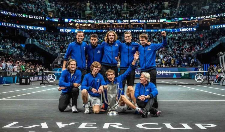 Europa gana la Laver Cup sin Federer, Nadal ni Djokovic