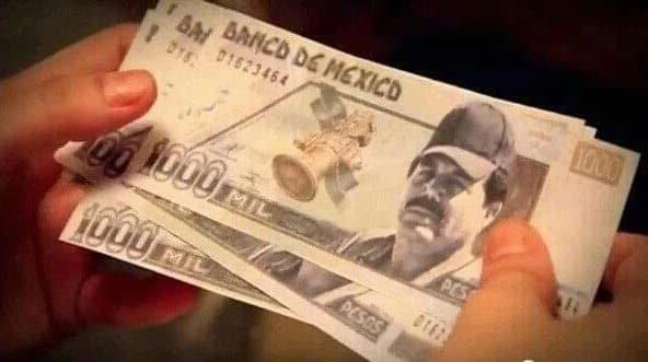 Circulan billetes de mil pesos con el rostro del Mayo Zambada en Culiacán