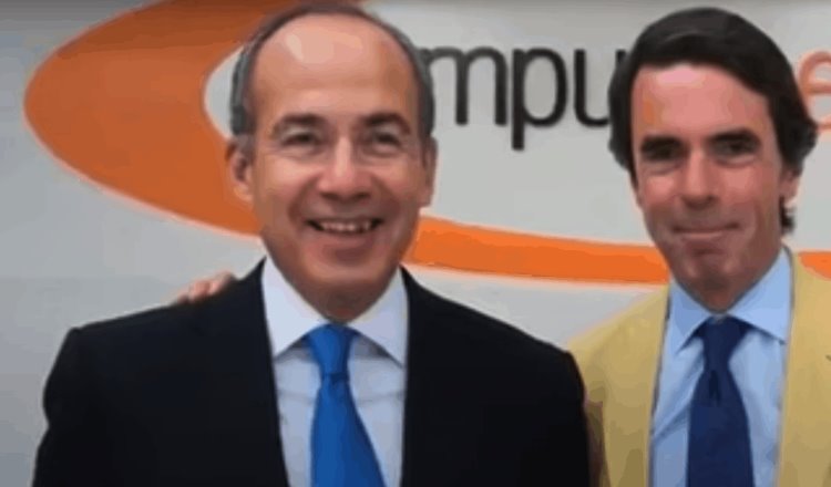 Participará Felipe Calderón en convención donde Aznar ironizó sobre papel de España en la Conquista