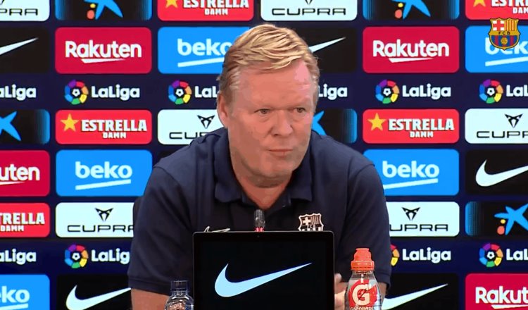 Reconoce Koeman no tener información sobre su futuro en el Barça