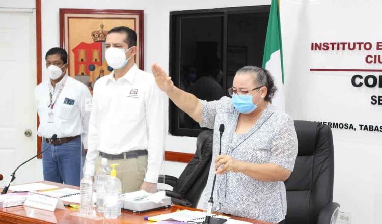 Asume María Elvia Magaña Sandoval presidencia provisional del IEPC Tabasco