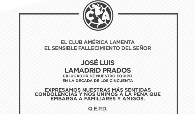 Fallece José Luis Lamadrid, exfutbolista de la Selección Mexicana