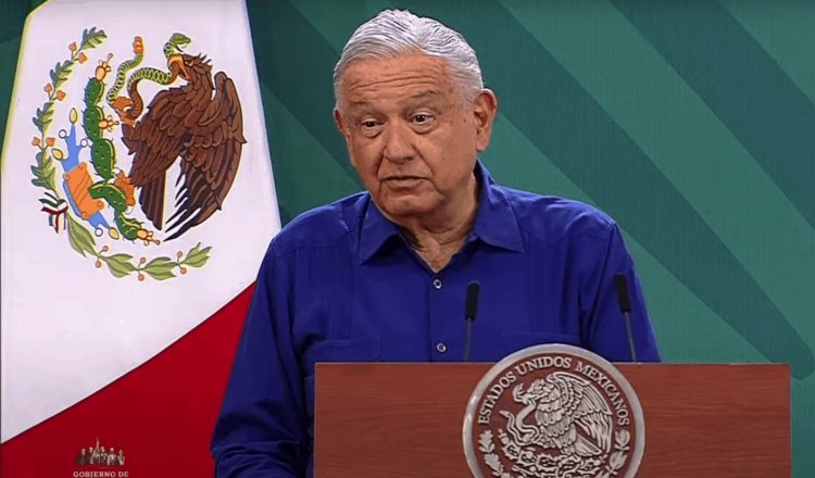 Critica Obrador a Calderón por decir que pedirle a España que se disculpe con México, es una cortina de humo por el pacto que tiene con el crimen