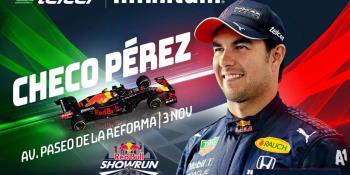 "Checo" Pérez correrá su Red Bull en Paseo de la Reforma