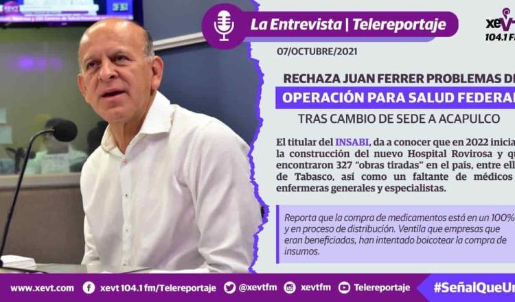 Rechaza INSABI problemas de operación para Salud federal tras cambio de sede a Acapulco
