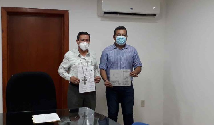 Entregan a diócesis de Tabasco títulos de propiedad y planos de ermitas del estado