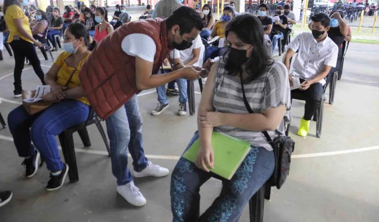 Rezagados sin vacuna de 18 a 29 años de Tacotalpa y Nacajuca serán inmunizados a partir del lunes