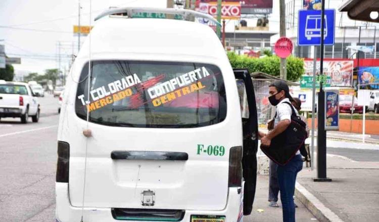 No habrá incremento en tarifas del transporte público en Tabasco: SEMOVI