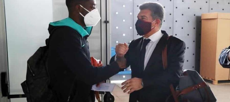 Dembélé tendría un acuerdo con otro club: Laporta