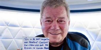 William Shatner de Star Trek cumple su sueño de ir al espacio... a los 90 años