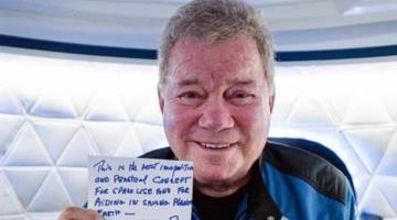 William Shatner de Star Trek cumple su sueño de ir al espacio... a los 90 años