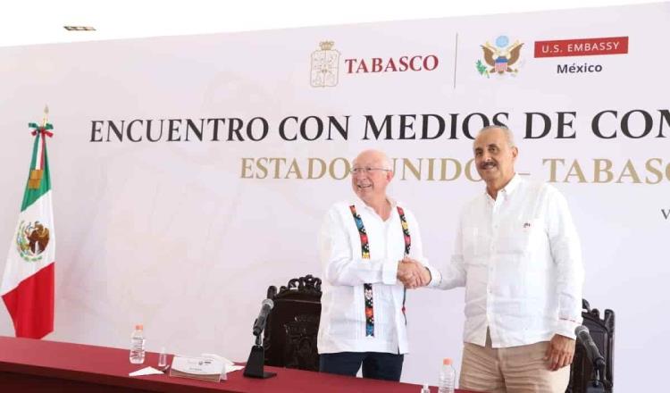Cumbre de gobernadores del sureste con Ken Salazar será el miércoles en Tabasco