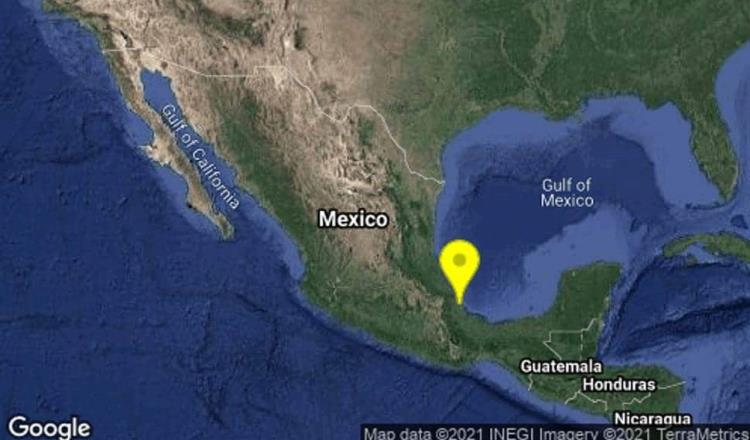 Se registra sismo de 4.0 en Veracruz