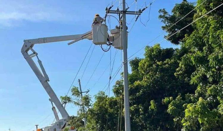 Informa CFE sobre cortes de energía en 5 comunidades de Comalcalco durante el 2 y 3 de noviembre