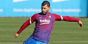 Kun Agüero es baja por tres meses más en el Barça