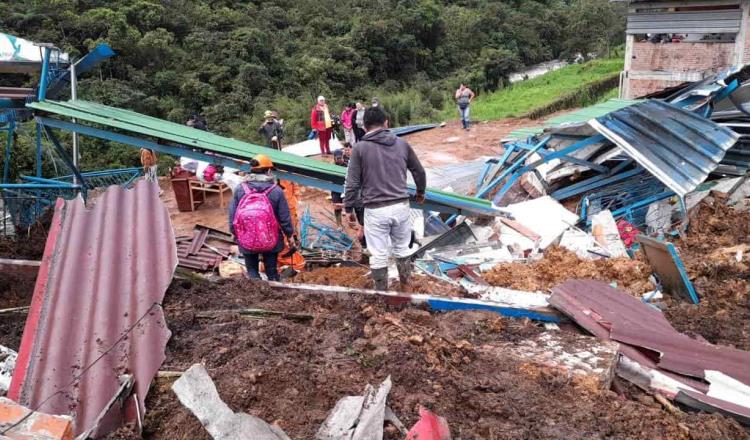 Fallecen 11 personas tras deslizamiento de tierra en Colombia