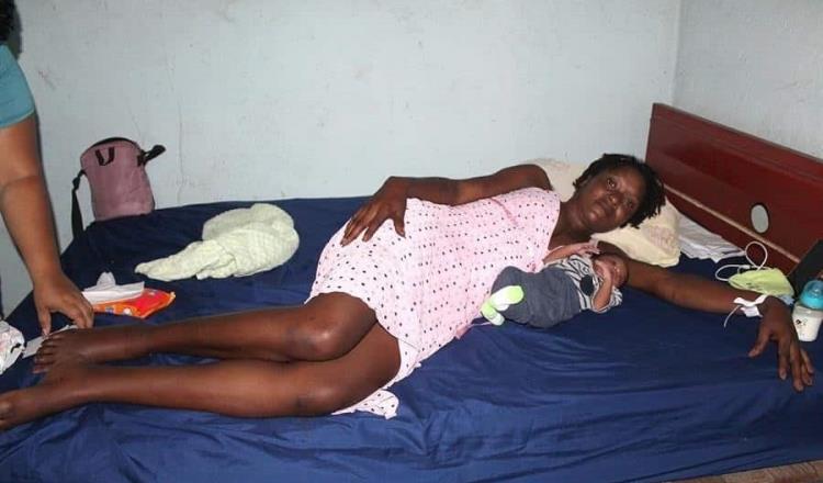 Nace en Tonalá primer bebé de la caravana migrante