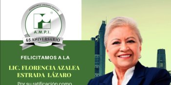 Nombran a la tabasqueña Florencia Estrada presidenta de la AMPI nacional