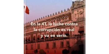 Presume MORENA denuncia a 341 funcionarios y más de 8 mil sancionados en la actual administración