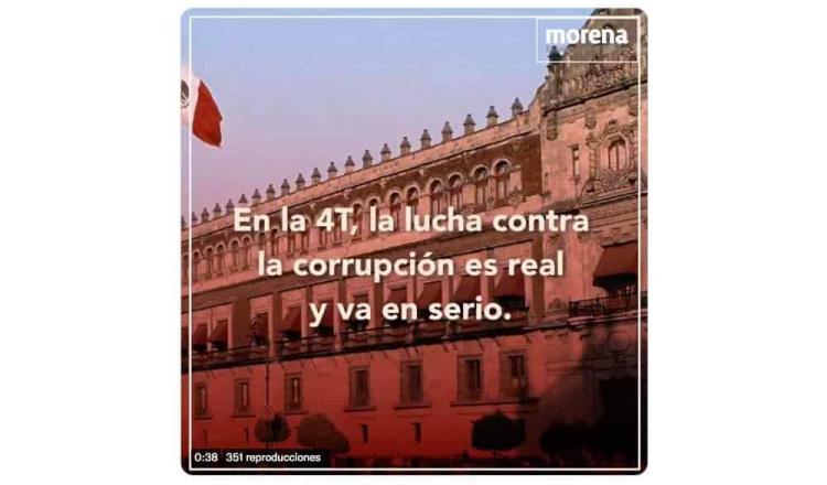 Presume Morena denuncia a 341 funcionarios y más de 8 mil sancionados en la actual administración