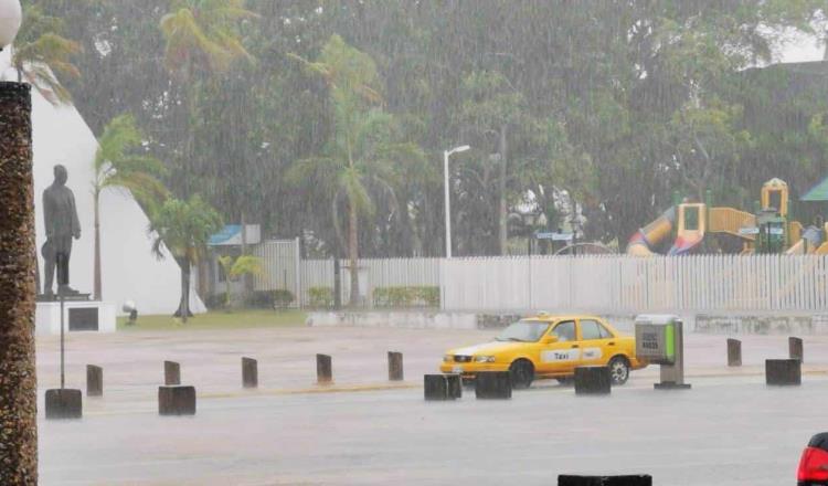 Se esperan lluvias de hasta 75 milímetros este lunes en Tabasco