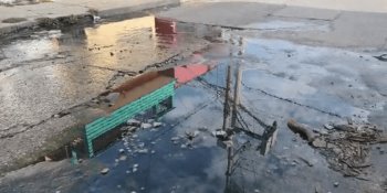 Reportan en Atasta fugas de aguas negras