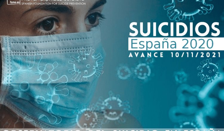 Registró España 3,941 suicidios en 2020
