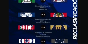 Definen horarios de Repechaje en Liga MX