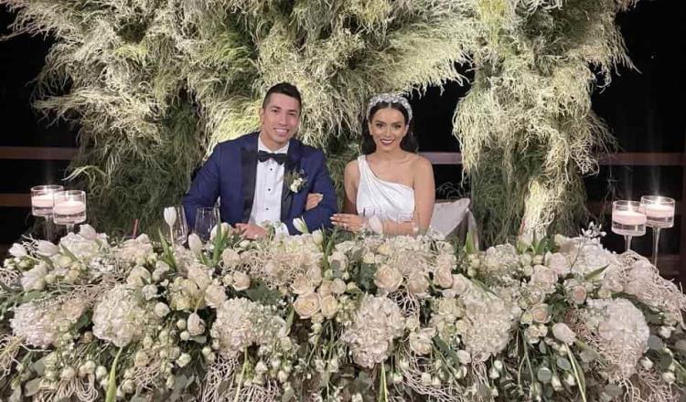 ¡Se dieron el sí! El pitcher Luis Cessa se casó con la periodista deportiva Nancy Arreola