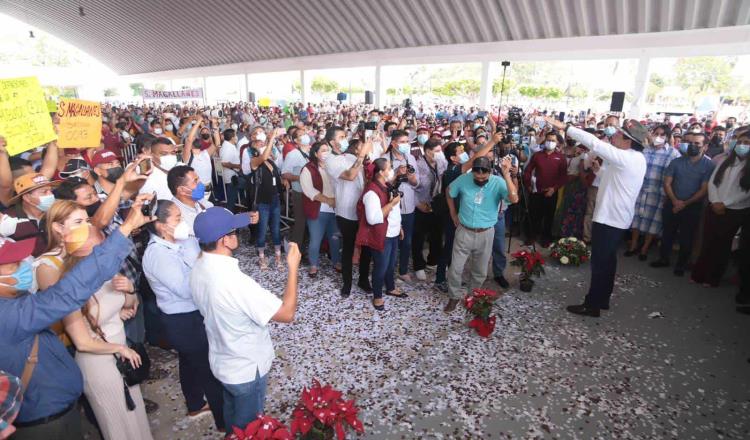 Da banderazo dirigencia nacional de Morena a Comités de Defensa de la 4T en Tabasco