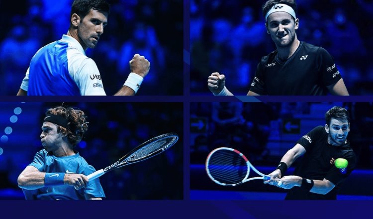 Djokovic, Zverev, Medvedev y Ruud, a Semifinales del ATP Finals