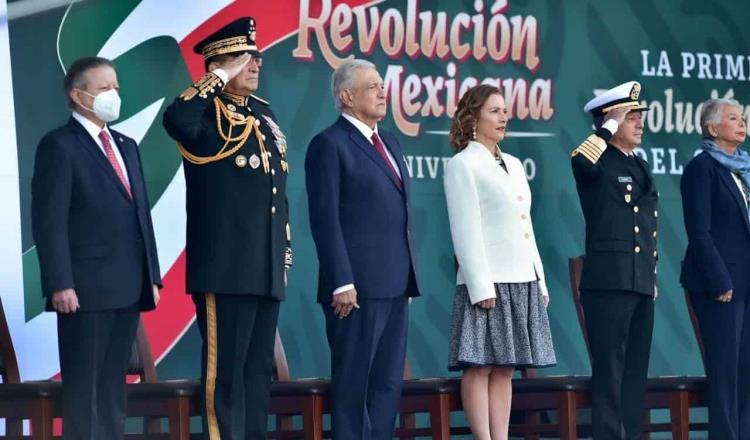 Encabeza Obrador evento por el 111 aniversario del inicio de la Revolución Mexicana