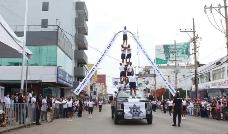 ¡Sin novedad! Reportan desfile cívico-deportivo en Tabasco por aniversario del inicio de la Revolución