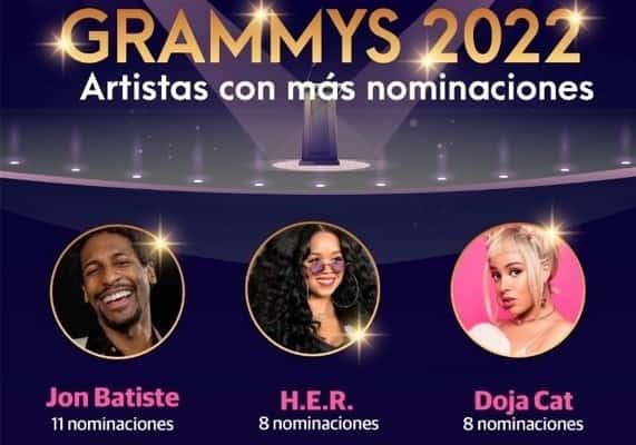 Dan a conocer nominados a los Grammy 2022; México va por cinco