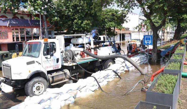 Desconoce Conagua si Ayuntamiento de Centro rehabilitó la estructura dañada del malecón