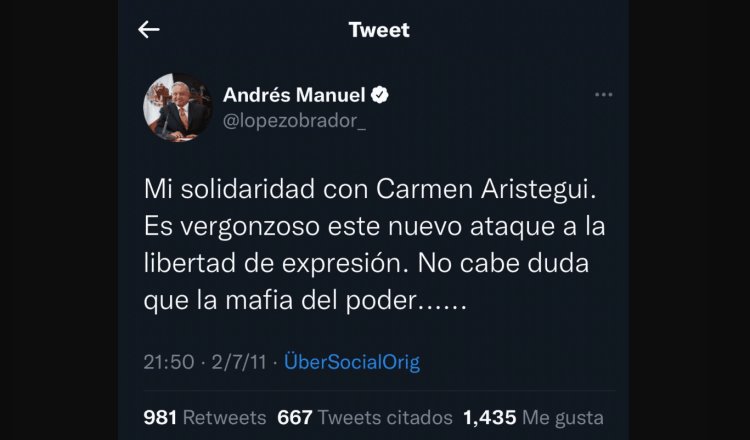 “Ataque a Carmen Aristegui resulta imperdonable”, dice Lydia Cacho a AMLO